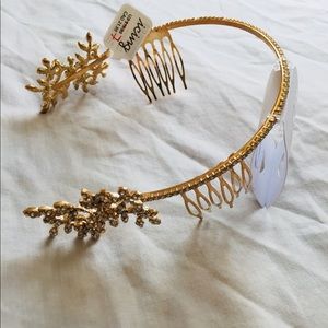 SALE 3 for $15 Gold Icing Embellished Headband